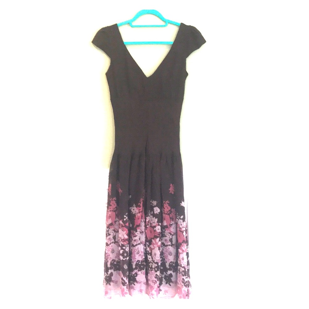 Silk Floral Dress